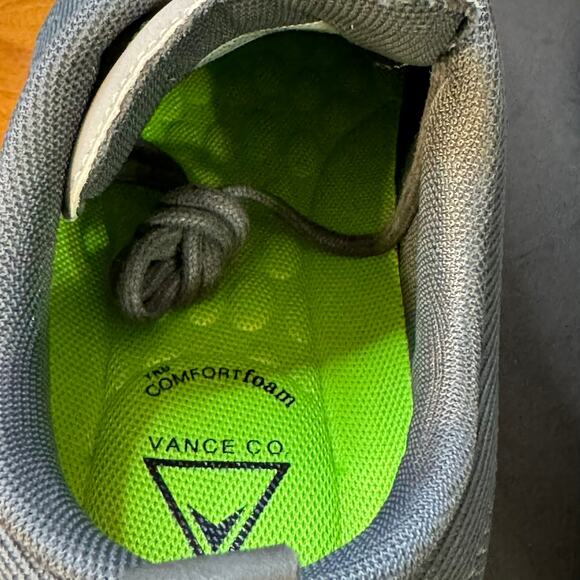 Vance Co. Men's Ezra Grey Knit Wingtip Oxford Tru Comfort Foam Size 7 Wide New - Picture 9 of 13